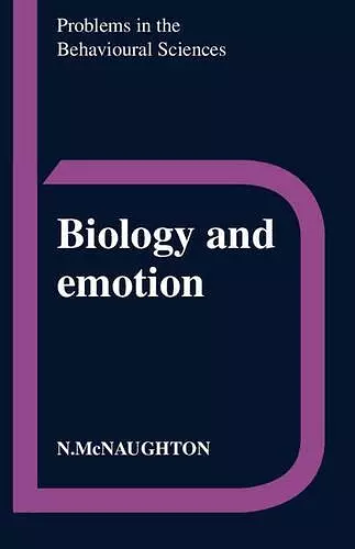 Biology and Emotion cover