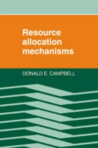 Resource Allocation Mechanisms cover