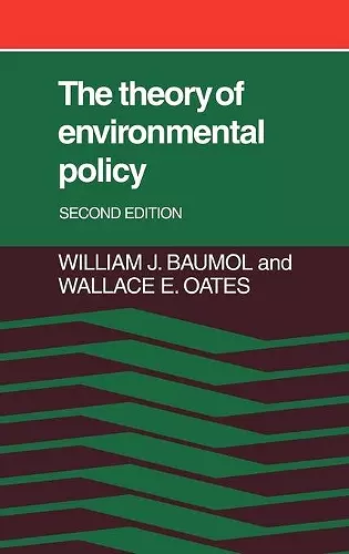 The Theory of Environmental Policy cover