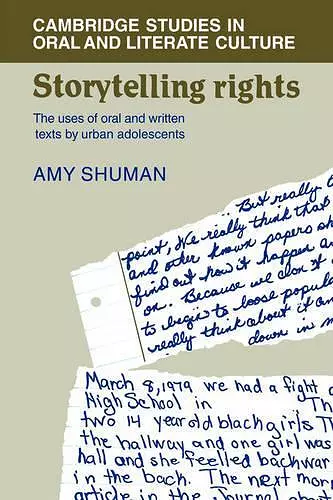 Storytelling Rights cover