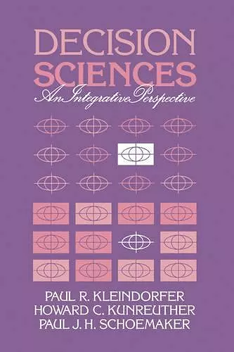 Decision Sciences cover