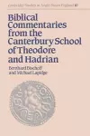 Biblical Commentaries from the Canterbury School of Theodore and Hadrian cover