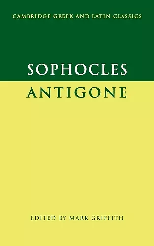 Sophocles: Antigone cover