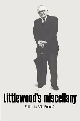 Littlewood's Miscellany cover