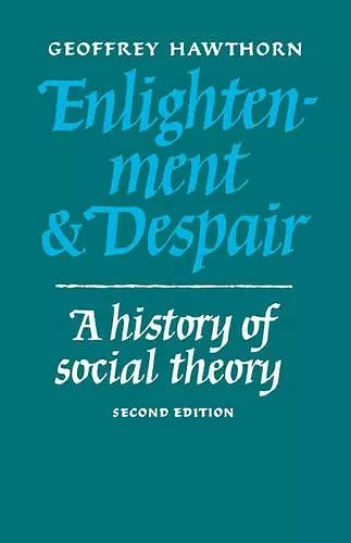 Enlightenment and Despair cover