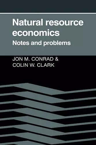 Natural Resource Economics cover