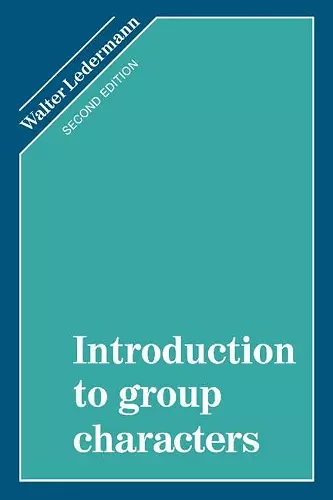 Introduction to Group Characters cover