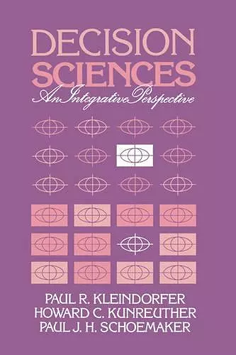 Decision Sciences cover