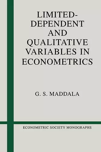 Limited-Dependent and Qualitative Variables in Econometrics cover