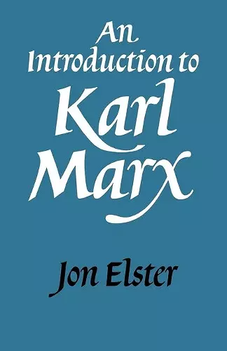 An Introduction to Karl Marx cover