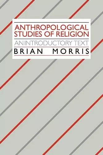 Anthropological Studies of Religion cover