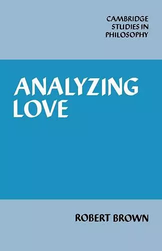 Analyzing Love cover