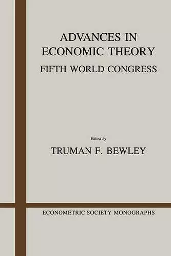 Advances in Economic Theory cover