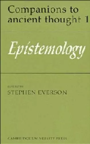 Epistemology cover