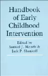 Handbook of Early Childhood Intervention cover