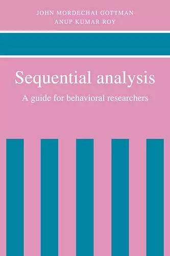 Sequential Analysis cover