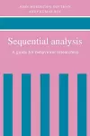 Sequential Analysis cover