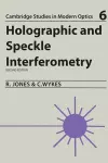 Holographic and Speckle Interferometry cover