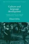 Culture and Language Development cover