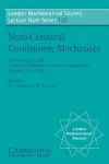Non-Classical Continuum Mechanics cover