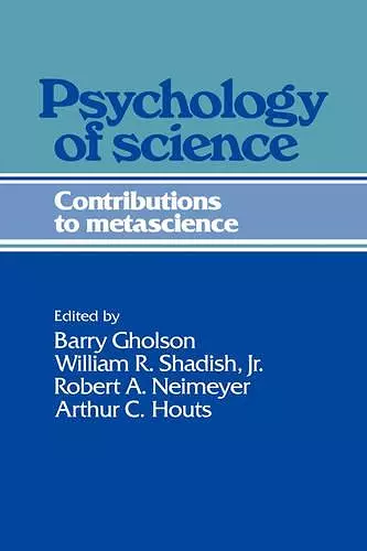 Psychology of Science cover