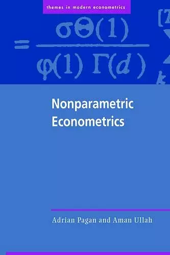 Nonparametric Econometrics cover