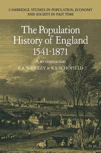 The Population History of England 1541–1871 cover