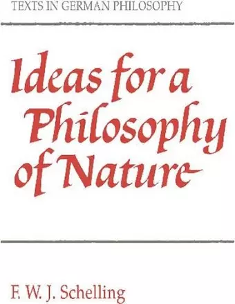 Ideas for a Philosophy of Nature cover