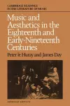 Music and Aesthetics in the Eighteenth and Early Nineteenth Centuries cover