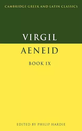 Virgil: Aeneid Book IX cover