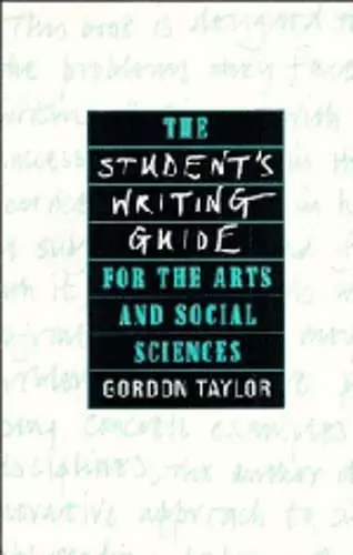 The Student's Writing Guide for the Arts and Social Sciences cover