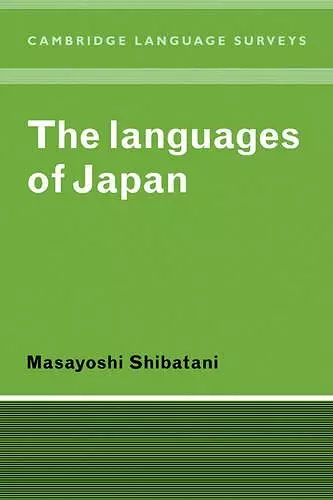 The Languages of Japan cover