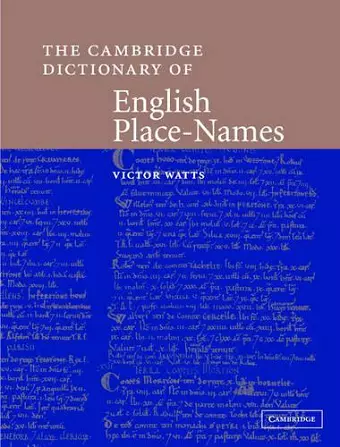 The Cambridge Dictionary of English Place-Names cover