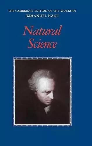 Kant: Natural Science cover