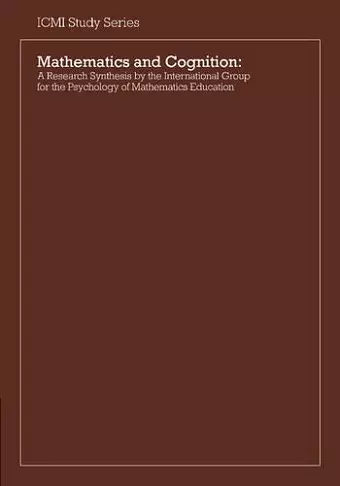 Mathematics and Cognition cover