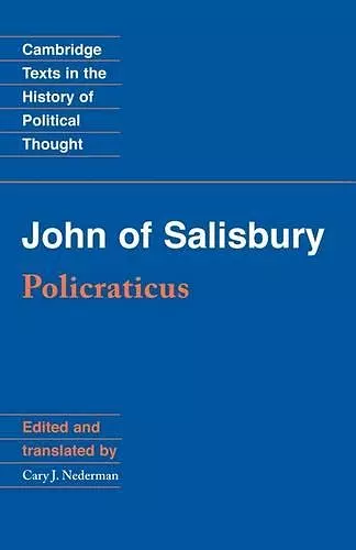 John of Salisbury: Policraticus cover