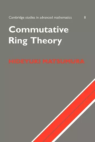 Commutative Ring Theory cover