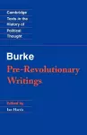 Pre-Revolutionary Writings cover