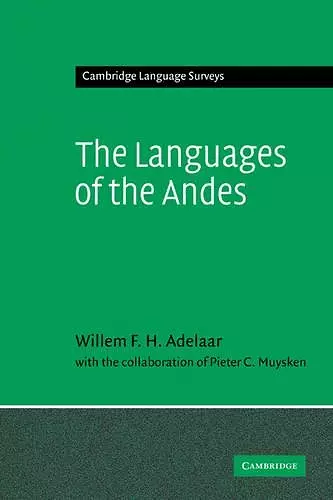 The Languages of the Andes cover