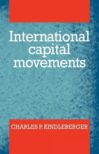 International Capital Movements cover