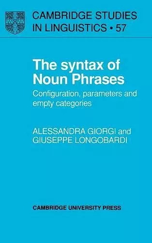 The Syntax of Noun Phrases cover