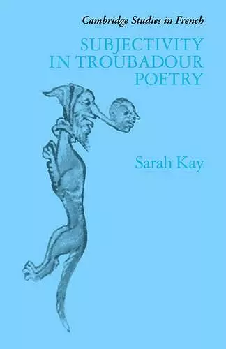 Subjectivity in Troubadour Poetry cover