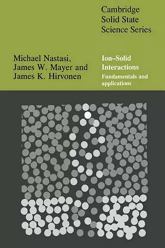 Ion-Solid Interactions cover