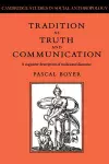 Tradition as Truth and Communication cover