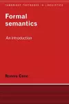 Formal Semantics cover