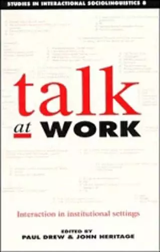 Talk at Work cover