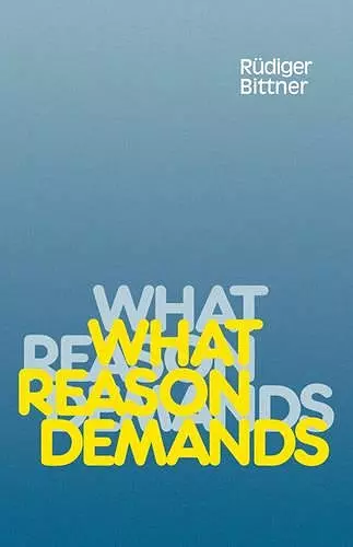 What Reason Demands cover