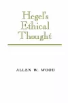 Hegel's Ethical Thought cover