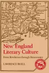 New England Literary Culture cover