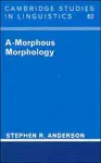 A-Morphous Morphology cover